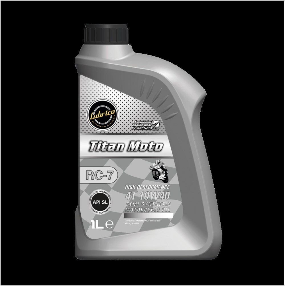 Lubrico Titan Moto 4T RC-7 10W-40 Motosiklet Yağı 900ml