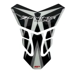 GP Kompozit Bajaj Dominar 400 2017-2020 Uyumlu Tank Pad Siyah-Gri GP01040642601728