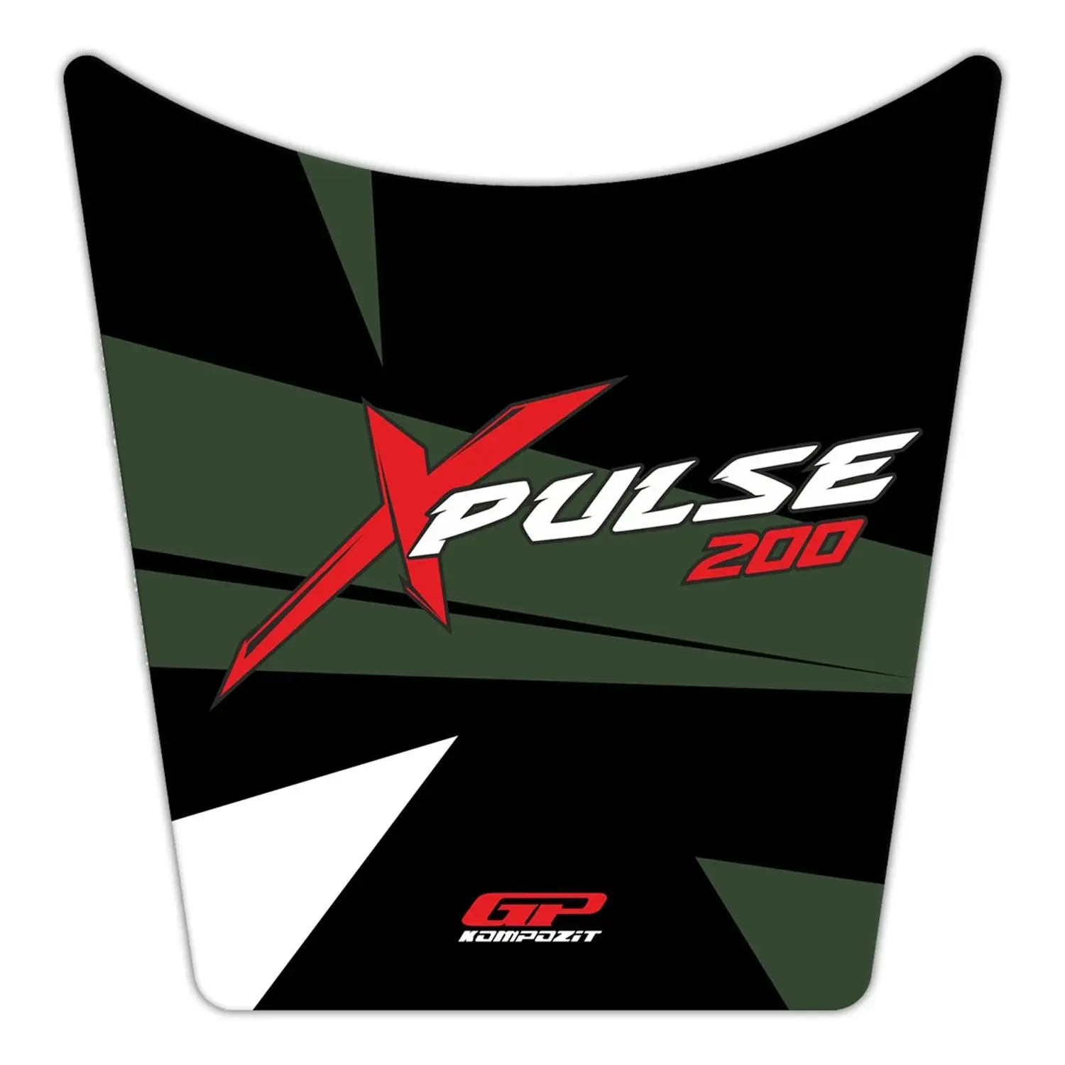 GP Kompozit Hero X-Pulse 200 2020-2024 Uyumlu Tank Pad Yeşil GP08010600501863