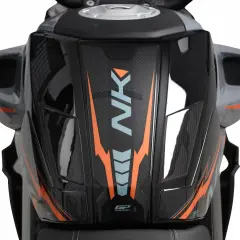 GP Kompozit CF Moto 250 NK 2023-2025 Uyumlu Tank Pad Seti Turuncu GP04020602302326