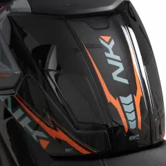 GP Kompozit CF Moto 250 NK 2023-2025 Uyumlu Tank Pad Seti Turuncu GP04020602302326