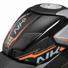GP Kompozit CF Moto 250 NK 2023-2025 Uyumlu Tank Pad Seti Turuncu GP04020602302326