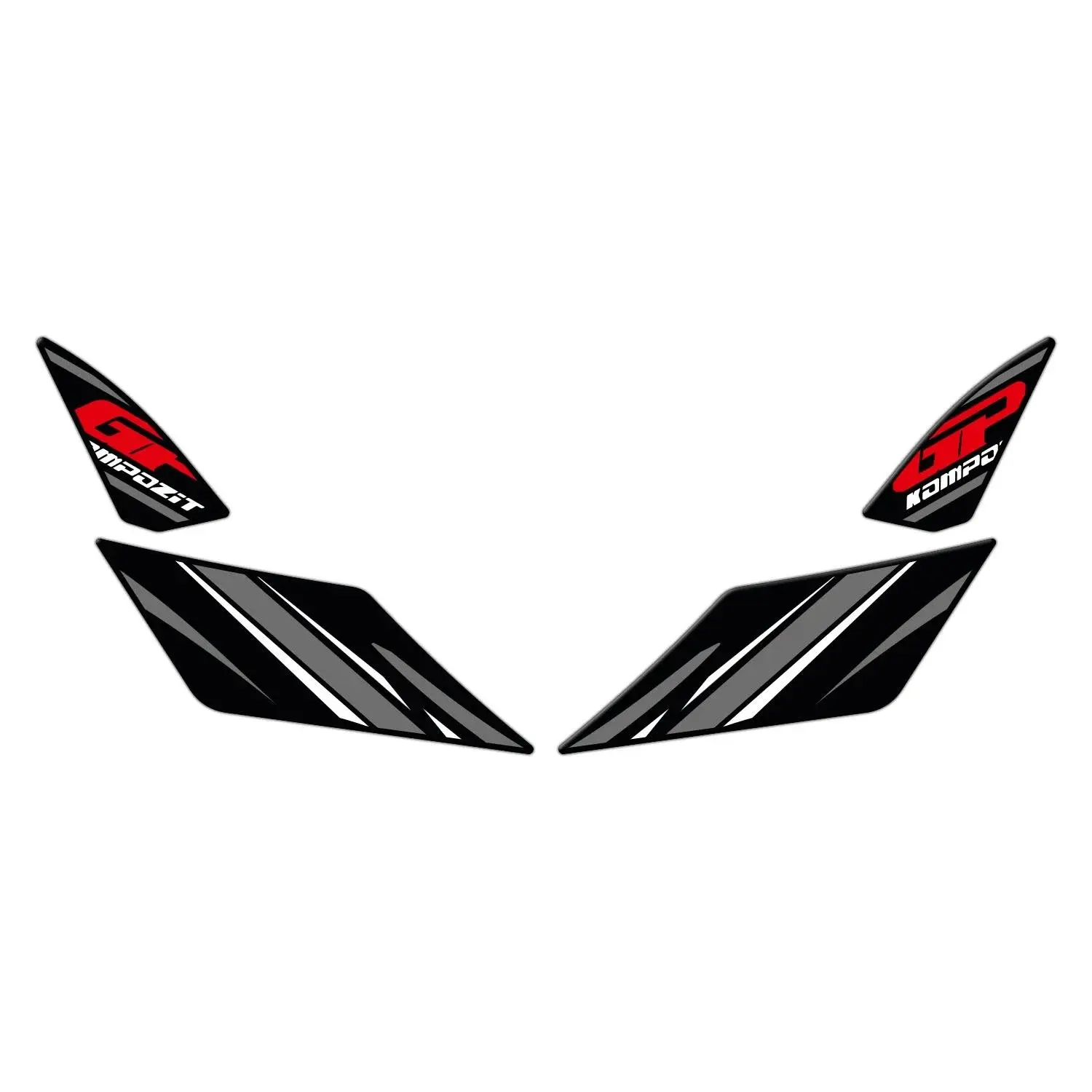 GP Kompozit Honda PCX 125 2021-2024 Uyumlu Artçı Ayak Pad Gri GP09330600802257