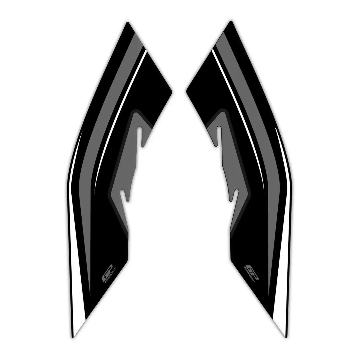 GP Kompozit Honda PCX 125 2021-2024 Uyumlu Yan Ayak Pad Gri GP09330600801966