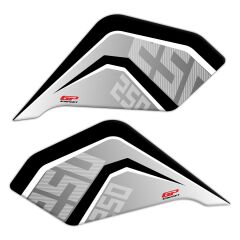 GP Kompozit CF Moto 250 NK 2018-2022 Uyumlu Tank Pad Seti Gri GP04020600801907