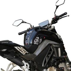 GP Kompozit CF Moto 250 NK 2018-2022 Uyumlu Tank Pad Seti Gri GP04020600801907