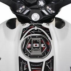 GP Kompozit Bajaj Pulsar NS 200 2011-2024 Uyumlu Tank Pad Seti Mavi GP01060600302387