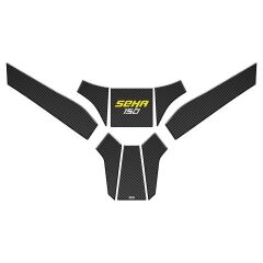 KANUNİ SEHA 150 2022 - 2024 UYUMLU TANK PAD SARI